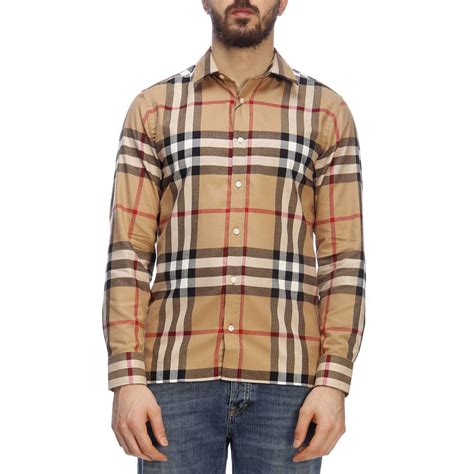 Burberry shirts for men outlet